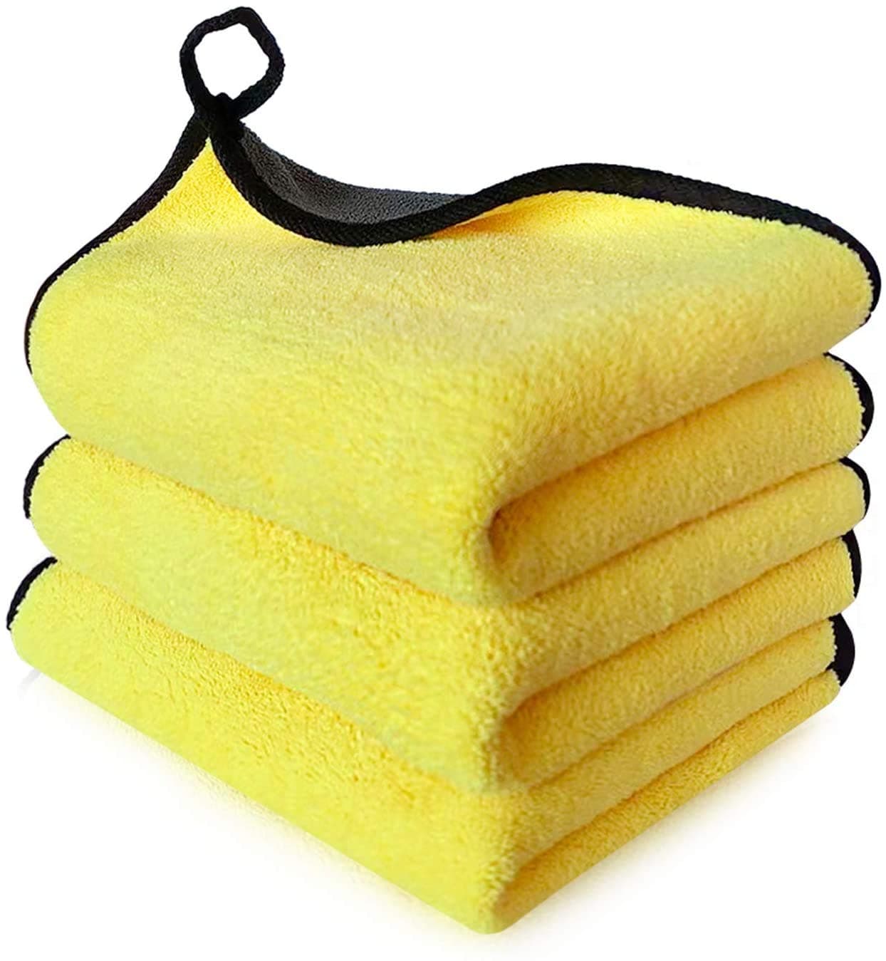 CarFrill Microfiber Cloth for Car, Bike and Auto Double Layered 800 GSM, 2 Piece Towel Set (40x40 cm) Extra Thick Lint Free Cleaning Cloth for Interior and Exterior Detail