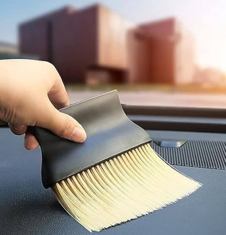 CarFrill Auto Interior Dust Brush, Soft Bristle Car Cleaning Brush for Automotive Dashboard, Leather, Skylight Premium Detailing Brush for Interior & Exterior
