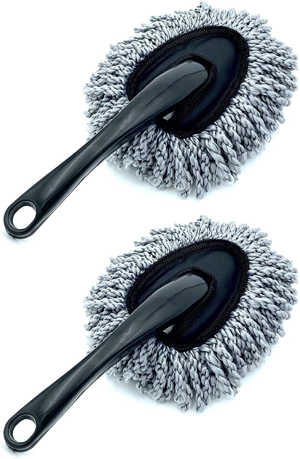 CarFrill 2pk Microfiber Car Duster Brush Scratch-Free | Washable Interior & Exterior Cleaning Tool (Pack of 2)
