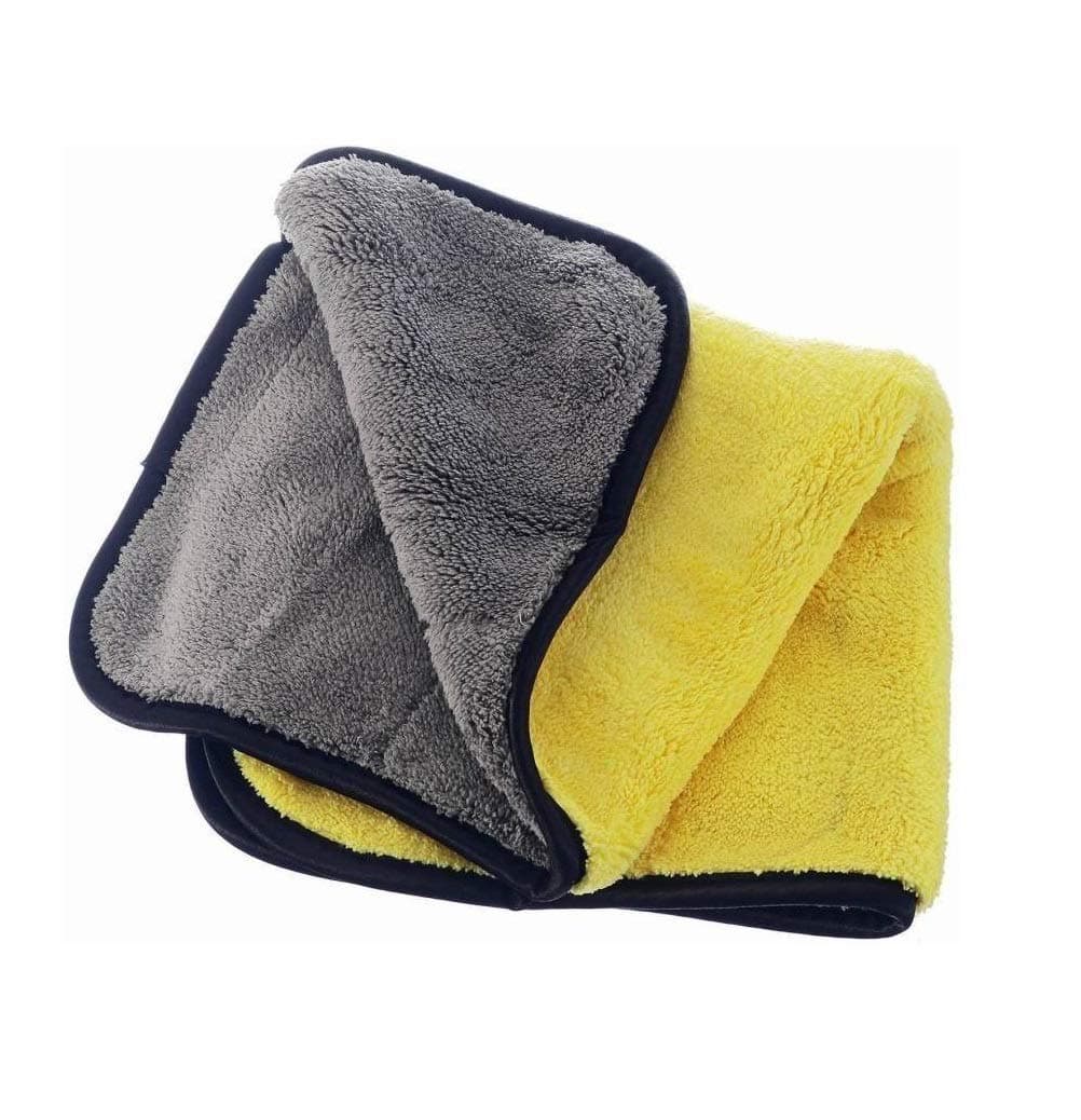 CarFrill Microfiber Cloth for Car Cleaning and Detailing | Dual Sided, Extra Thick Plush Microfiber Towel Lint Free, 800 GSM, CarFrill