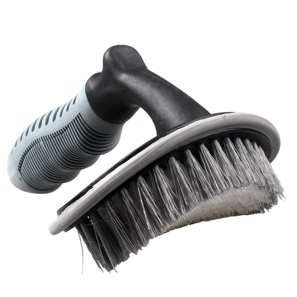 CarFrill Car Vehicle Motorcycle Alloy Wheel Tire Rim Scrub Brush | Washing Cleaner Cleaning Tool for Car, Truck, Home & Kitchen Cleaning | Effective Tire Cleaner