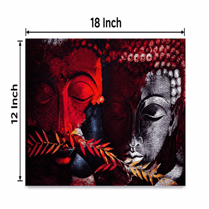 Ilu | art therapy wall art print premium 300 gsm 18x12 meditation decor, eco‑friendly inks