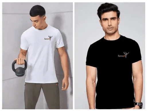 Polyester Stretchable Pack of 2 T-Shirts |Easy Wear & Comfortable| Size XL
