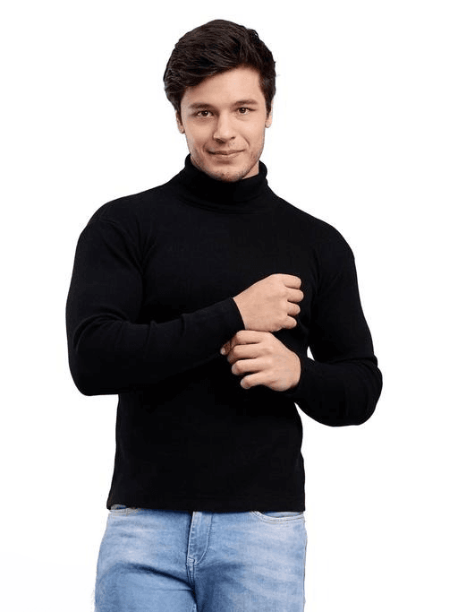 UrbanLayer Black High Neck Sweater | Medium Size