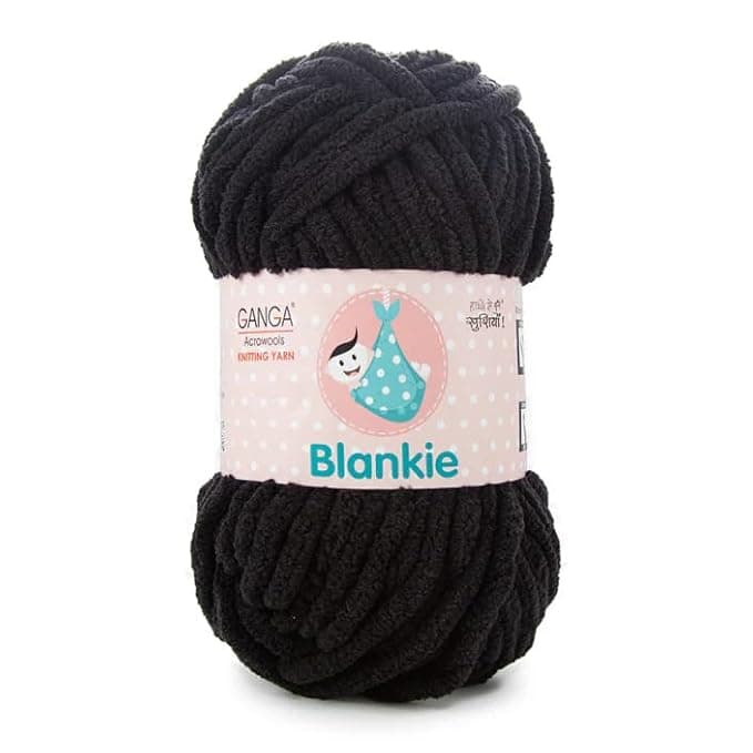 Chenille Yarn | Super Soft 100gm Pack of 4 | DIY Knitting and Crochet | Baby Blankets and Crafts