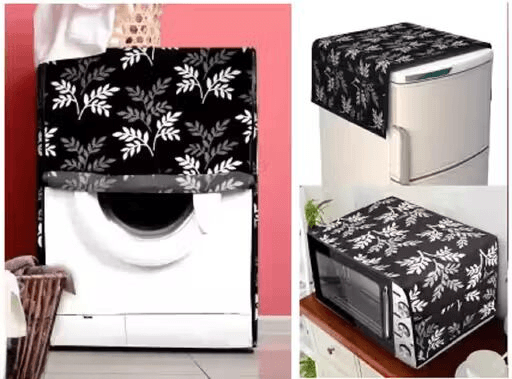 Trimly Elegant Appliance Covers | Washing Machine, Refrigerator & Oven | Stylish Dust-Proof