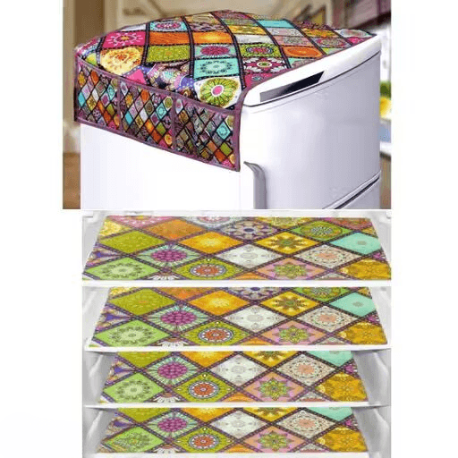 Ultimate Fridge Protection Kit | Top Cover|4 Mats & 2 Handle Covers