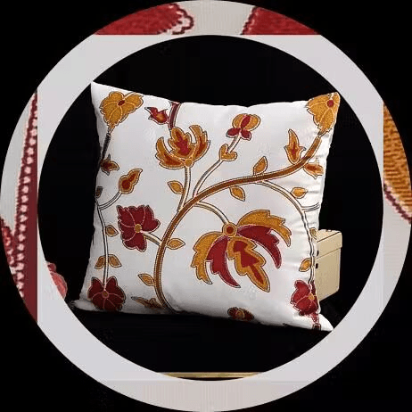 Trimly 3D Knitted Cushion Cover | 16x16 Inch | Soft Polyester | Living Room Decor