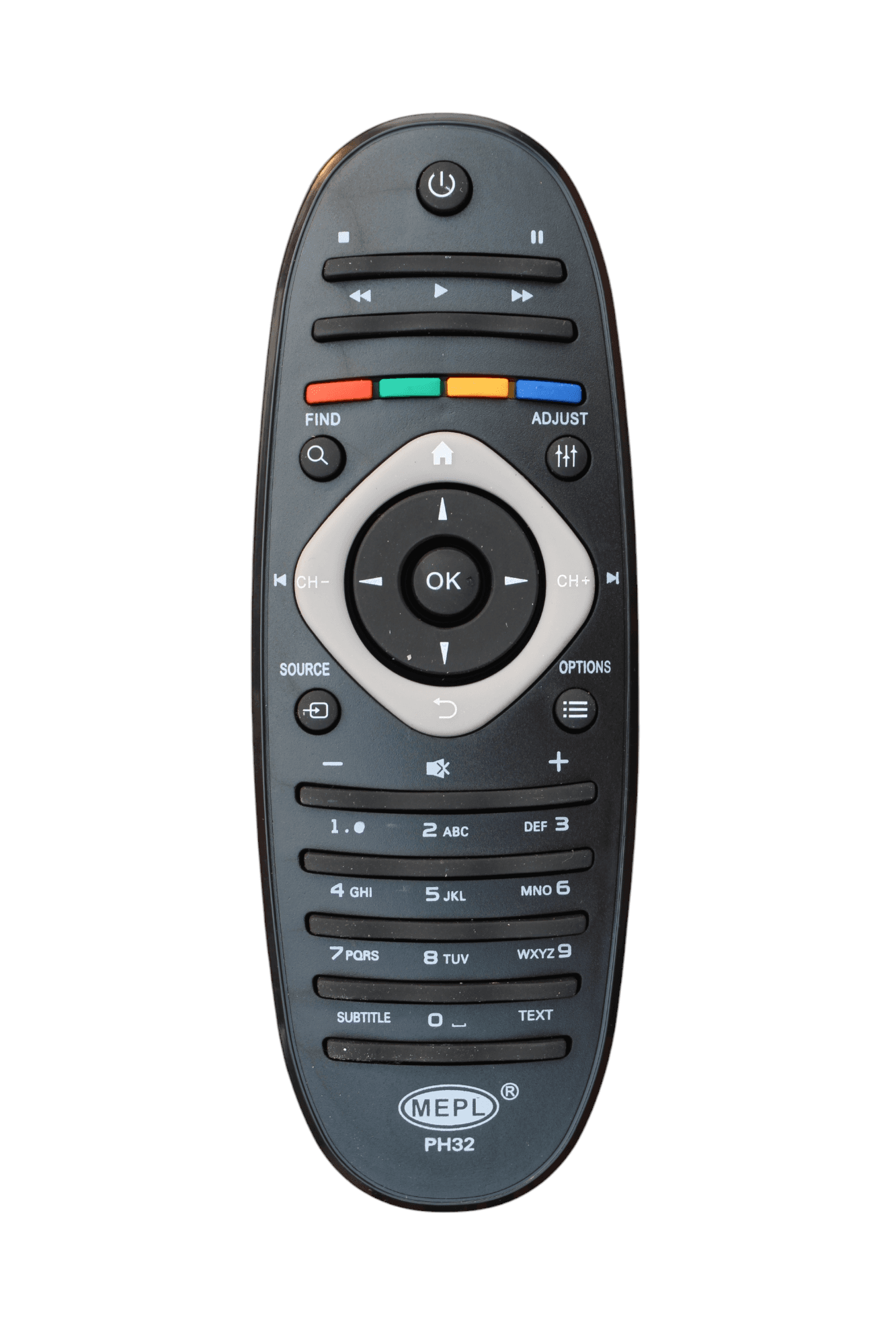 V3Deals Compatible Philips Led/LCD TV Remote Control | Easy-to-Use Universal Remote for Old Models | Match Each Button Before Purchase (Phllips PH32)