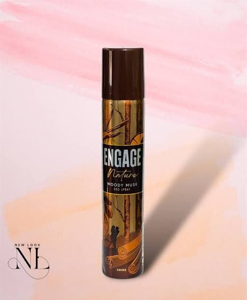 Engage Nature Woody Musk Deodorant Body Spray for Women 150ml Aerosol Long Lasting Fragrance Mist Ideal for Daily Use Office Gym Travel Fresh Feminine Perfume Deo Spray India