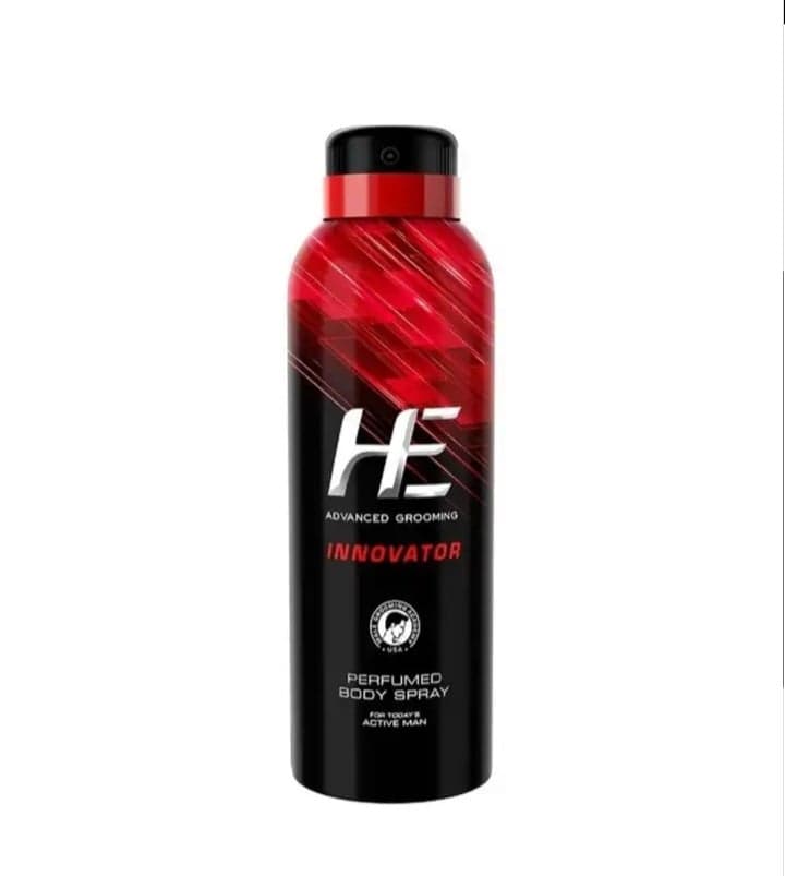 He Innovactor Deodorant Body Spray for Men 150ml Long Lasting Daily Use Fragrance Spray Strong Masculine Scent Odour Protection for Office Gym Travel Budget Friendly Aerosol Perfume Deo India